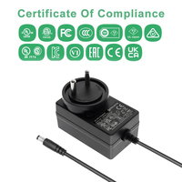 Adaptador de Corriente CA/CC de 24 V 1.5 A, Adaptador Internacional de 9 V, 13 V, 15 V, 18 V, 1 A, 1.6 A, 2 A, 2.5 A, 4 A, Fuente de Alimentación con Enchufe Intercambiable de 12 V 3 A