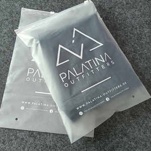 100% Biodegradable Packaging Plastic Bags Swimwear Clothes, Zip lock PE Tshirt Bag Zipper Polybags Garment Plastic Bag With Logo