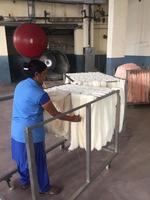 Nouvelle machine de production de chenille de condition pour la fixation et le conditionnement de fil de Hank d'usine de textile et de fabrication