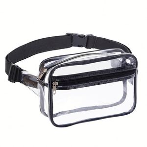 Riñonera Transparente de PVC con Correa de Hombro Ajustable, Deportiva e Impermeable - Product Image 2