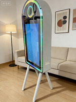 Miroir Photo Booth Numérique Magique pour Selfie, Écran Tactile, Appareil Photo Reflex Instantané, avec Flight Case – Offre Spéciale