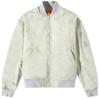 Veste de Vol Ma-1 Matelassée Surdimensionnée pour Homme Streetwear Nylon Délavé Enduit Style de Rue