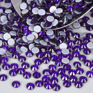 BOBOHOO nouveau Hotfix strass héliotrope et violet couleur SS6-SS30 Flatback strass perles en vrac pour fer Costumes robes - Product Image 4
