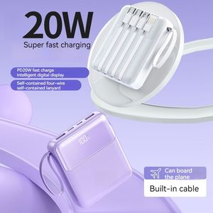 Powerbanks portátiles pequeños inteligentes Micro USB tipo C Mini Powerbank PD 22,5 W banco de energía de carga rápida 10000 mAh para iPhone <span class=keywords><strong>Xiaomi</strong></span> - Product Image 4