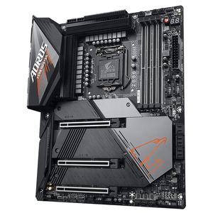 Motherboard MASTER AORUS Gigabit Z590, digunakan dengan soket DDR4 LGA 1200 dan kapasitor Audio WIMA mendukung CPU Intel Core 11/10th - Product Image 4