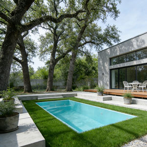 Piscina de FRP para Niños y Adultos, para Instalar en el Suelo, Resistente a los Rayos UV, Ecológica, Duradera, de Forma Rectangular, Fácil de Instalar, 10 mm de Grosor - Product Image 3