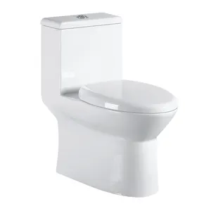 2022 yüksek kalite Modern tasarım sıhhi seramik eşya banyo seti kase çin WC tek parça sifonik tuvalet