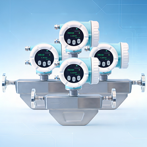 Misuratore di Flusso di Massa Coriolis in Acciaio Inossidabile per Oli, Grado di Protezione IP67/IP66, Garanzia di 1 Anno, Supporto OEM Personalizzato - Product Image 1