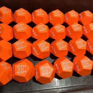 12 Sided Custom Imprint Promotional Foam Dice Toys Yoga <b>Exercise</b> Game Cube for Fitness and Fun - Product Image 4
