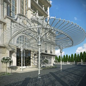 Tùy Chỉnh Rèn Sắt Cửa Sổ Tán Mái Hiên Tay Giả Mạo Scrollwork Chân Đế Cho Nhà Ngoài Trời Cửa Sổ Mưa Nơi Trú Ẩn Để Che Nắng - Product Image 5