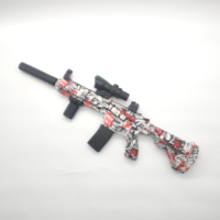 2024 caliente fuego continuo M416 pistola eléctrica de gel rifle de pistola realista de plástico