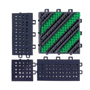 Heavy Duty Non-Slip Outside Door Mat with Boot <b>Brush</b> Scraper Plastic Flooring for <b>Decking</b> - Product Image 2