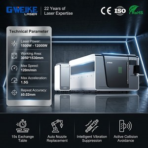 Fabricante líder en Alemania, máquina de corte por láser de fibra de alta resistencia de 6kw y 12kw, precio de máquina de corte por láser de fibra - Product Image 3