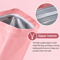 Op maat gemaakte frosted zip seal ziplock plastic zakken voor het verpakken van ornamenten