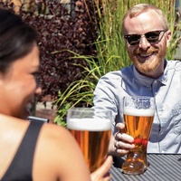 Originele vormgegeven bierglazen, grappige 'Das Boot' bierpullen, transparante, unieke stijl.