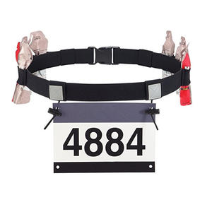 מספר מרוץ ללא החלקה חגורות צוות ספורט מחזיק bib טריאתלון מותאם אישית לוגו חגורת אופניים - Product Image 1