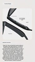 Lunettes de soleil polarisées intelligentes en ABS pour appels audio et traduction 5.3
