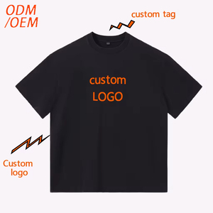 Custom Printing and Embroidery <b>Acid</b> Washing 100% Cotton OEM Plain Men's Vintage Custom Oversized <b>Drop</b> Shoulder Washed T-Shirt - Product Image 2