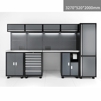 Gabinete de Herramientas con Banco de Trabajo Extraíble, Sistema de Almacenamiento Modular con Cajones Personalizado OEM para Taller o Garaje Industrial