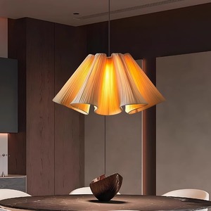 Lampe suspendue moderne de couleur crème, forme ronde, base d'ampoule Led E27, pour salon, chambre à coucher, plafonnier - Product Image 1