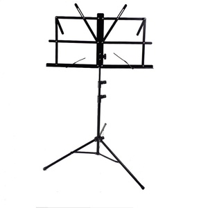 Supporto musicale pieghevole regolabile grande colonna sonora con scala per chitarra per fagotto ferro materiale pieghevole da tavolo a spettro - Product Image 2