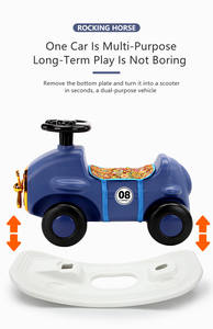2022 Baru Kuda Goyang Trojan Anak-anak Kuda Goyang Yo-yo Mobil Mainan Anak-anak Dua-dalam-satu Skuter Kaki Skuter Tendangan - Product Image 6