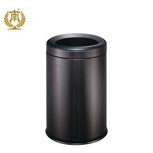 ถังขยะทรงกระบอกสองชั้น สแตนเลส พร้อมถุง PP สำหรับใช้ภายในอาคาร สีโรสโกลด์ - Product Image 5