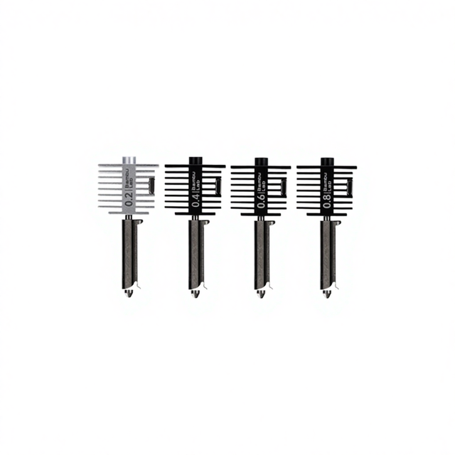 All-In-One Hotends A1-Series Kit 3D Printer Accessories with 0.4mm Hardened Steel and 0.2mm Stainless Steel