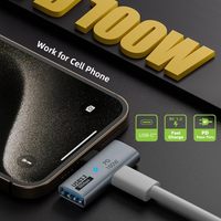 Adaptateur OTG USB C vers USB 3.0 Femelle, Adaptateur OTG 10 Gbps, Convertisseur OTG USB-C Type-C vers 3.2 pour Ordinateur Portable, Tablette, Téléphone