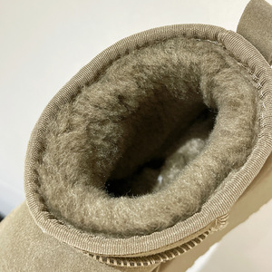 Giày bốt tuyết cổ ngắn lông xù dễ thương, chất lượng cao, hàng hiệu, thời trang mùa đông, bán buôn từ nhà máy dành cho nữ - Product Image 3