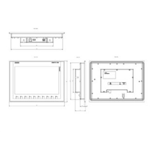 6AV2123-2MB03-0AX0IMATIC HMI, KTP1200 รุ่นพื้นฐาน, แผงควบคุมแบบเรียบง่าย, ปุ่ม/ระบบสัมผัส, จอแสดงผล TFT ขนาด 12 นิ้ว, 65,536 สี - Product Image 1