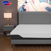 Hotel-Großhandel Komfortable Hochdichte Einzelmatratze in einer Box Online Bestellbar Kühlende Hybrid-Latex-Gel-Memory-Foam-Matratze