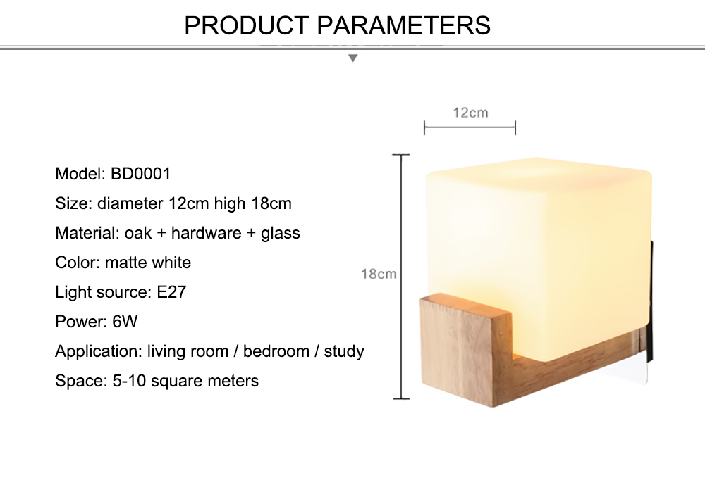 Modern Glass Fixture wall Light with E27 Home Corridor Aluminum led Wall Lamp For Living Room