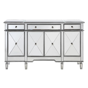 Cross-border Nordic mirrored <b>storage</b> cabinet, light luxury <b>sideboard</b>, living room multi-functional chest of drawers, <b>storage</b> - Product Image 2