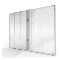 Écran LED transparent couleur P3.9 pour centre commercial LOSCEN, mur vidéo publicitaire pour vitrine, garantie 3 ans