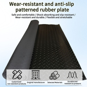 Duonik Factory Supply Abrasion Resistant Perforated Anti Skid <strong>Rubber</strong> <strong>Slab</strong> for Industrial Floor - Product Image 4