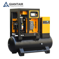 Compresseur d'air électrique GIANTAIR 15 kW 24 CV 3 m³/min 116 psi, compresseur d'air à vis industriel fixe pour système d'air