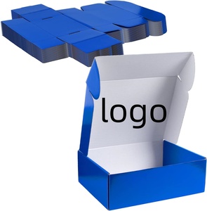 Boîtes d'expédition en papier recyclables, boîtes cadeaux en carton ondulé avec logo personnalisé, fermeture magnétique, impression quadricolore - Product Image 1