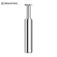Fraise à rainures en T en carbure, fraise à rainures en T en acier au carbure, revêtement en alliage, acier métallique, aluminium, outil d'usinage CNC, 3~16 mm, type T