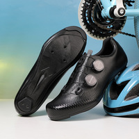 Chaussures de cyclisme sur route en carbone/fibre de verre, semelle perforée, chaussures de compétition, blanc pur, alliage d'aluminium, fabriqué en Chine