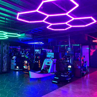 Club Hôtel Boutique Supermarché Couloir Nid D'abeille Rgb Hexagone Light Bar Garage Salle De Jeux