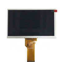 Modul LCD TFT 7 inci Konektor 50-pin Resolusi 800x480 Permukaan Anti-Silau Lampu Latar WLED Papan Konversi Layar Kompatibel
