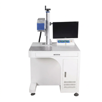 HOLY LASER Marqueur laser à fibre de bureau 20W avec tête MAX pour gravure profonde sur métal et plastique 0,1-0,5 mm 7000-12000 mm/s