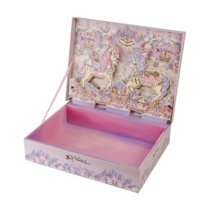 Tùy chỉnh 250g bao bì các tông gấp từ đám cưới hộp quà tặng với Ribbon cho mỹ phẩm đồ trang sức - Product Image 3