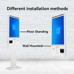 Aonpos 27 inch tự đặt hàng thanh toán <span class=keywords><strong>kiosk</strong></span> cảm ứng điện dung màn hình tầng thường Vụ Nhà Hàng tự dịch vụ thanh toán <span class=keywords><strong>kiosk</strong></span> - Product Image 4