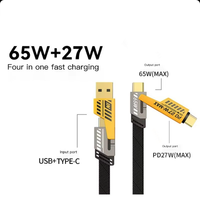 Câble de Chargement USB Tressé 4-en-1, Transfert de Données Rapide 2.4A, 1m/2m, pour Ordinateur, iOS, Android, Appareils Photo, Type-C, Micro USB, Stock Automobile
