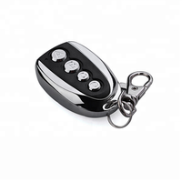 Champions AG002 Télécommande universelle sans fil 4 boutons pour ouvre-porte de garage automatique ABS 433 MHz, code d'apprentissage et clonage