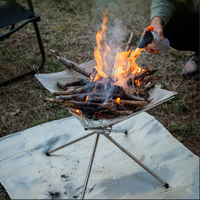 Tapis ignifuge pour camping, sous le barbecue, tapis de cuisson résistant au feu, coussin isolant thermique, tapis anti-chaud pour pique-nique et barbecue en extérieur