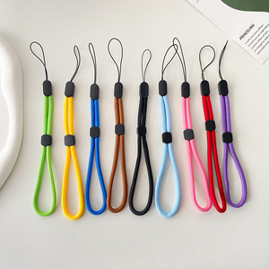 Chống Mất Vòng <span class=keywords><strong>Polyester</strong></span> Điện Thoại Di Động Tay Dây Dây Đeo Có Thể Điều Chỉnh Màu Rắn USB Key Máy Ảnh Ngắn Dây Đeo Cổ Tay - Product Image 2