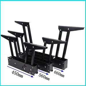 Mécanisme de chaise en acier noir, design moderne, pour table basse, avec double support de levage - Product Image 4